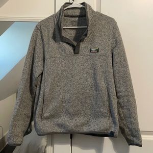 Grey Q-Zip Sweater